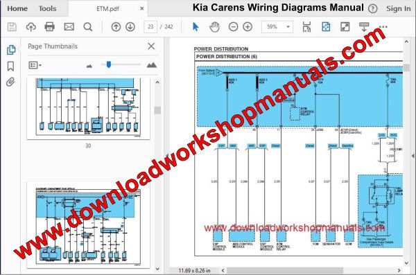 Kia Carens Wiring Diagrams